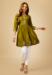 Picture of Appealing Rayon Olive Kurtis & Tunic