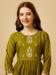 Picture of Appealing Rayon Olive Kurtis & Tunic