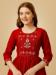 Picture of Graceful Rayon Dark Red Kurtis & Tunic