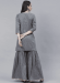 Picture of Exquisite Rayon Slate Grey Kurtis & Tunic