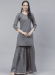 Picture of Exquisite Rayon Slate Grey Kurtis & Tunic