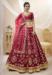 Picture of Grand Silk Indian Red Lehenga Choli