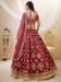 Picture of Grand Silk Indian Red Lehenga Choli