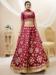 Picture of Grand Silk Indian Red Lehenga Choli