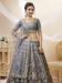 Picture of Comely Silk Light Slate Grey Lehenga Choli