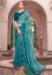 Picture of Delightful Chiffon Teal Saree