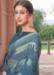 Picture of Ravishing Chiffon Steel Blue Saree