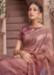 Picture of Pretty Chiffon Rosy Brown Saree