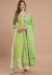 Picture of Ravishing Cotton Dark Khaki Readymade Salwar Kameez