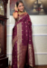 Picture of Resplendent Silk Brown Saree