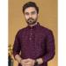 Picture of Admirable Silk Maroon Kurtas