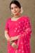 Picture of Good Looking Georgette Deep Pink Saree