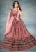 Picture of Enticing Silk Pale Violet Red Lehenga Choli