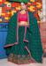 Picture of Pleasing Chiffon & Satin Teal Lehenga Choli