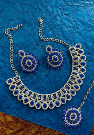 Picture of Amazing Midnight Blue Necklace Set