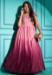 Picture of Delightful Chiffon Light Coral Readymade Gown