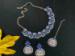 Picture of Beauteous Steel Blue Necklace Set