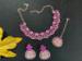 Picture of Beauteous Purple Necklace Set