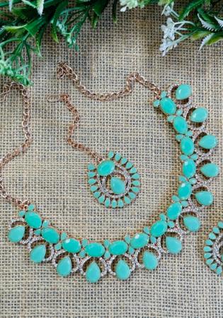 Picture of Pleasing Dark Turquoise Necklace Set