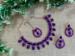 Picture of Well Formed Purple Necklace Set