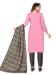 Picture of Graceful Silk Light Pink Straight Cut Salwar Kameez