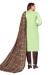 Picture of Silk Pale Golden Rod Straight Cut Salwar Kameez