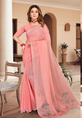 Picture of Appealing Silk Light Pink Saree