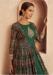 Picture of Chiffon & Georgette Sea Green Straight Cut Salwar Kameez