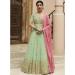 Picture of Georgette Dark Sea Green Anarkali Salwar Kameez