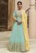 Picture of Georgette Dark Sea Green Anarkali Salwar Kameez