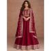 Picture of Amazing Silk Maroon Anarkali Salwar Kameez