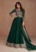 Picture of Pretty Silk Forest Green Anarkali Salwar Kameez