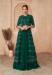 Picture of Nice Chiffon Dark Green Anarkali Salwar Kameez