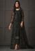 Picture of Stunning Net Black Straight Cut Salwar Kameez