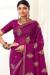 Picture of Alluring Georgette Purple Saree