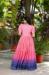 Picture of Fascinating Chiffon Hot Pink Readymade Gown