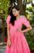 Picture of Fascinating Chiffon Hot Pink Readymade Gown