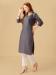 Picture of Delightful Cotton Dim Gray Kurtis & Tunic