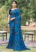 Picture of Alluring Georgette Dark Turquoise Saree