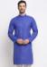 Picture of Stunning Cotton Steel Blue Kurtas