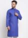 Picture of Stunning Cotton Steel Blue Kurtas