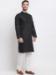 Picture of Pleasing Cotton Black Kurtas