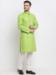 Picture of Gorgeous Cotton Dark Khaki Kurtas