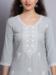 Picture of Fascinating Rayon Light Slate Grey Kurtis & Tunic