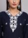 Picture of Wonderful Rayon Navy Blue Kurtis & Tunic