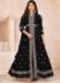 Picture of Good Looking Georgette Black Anarkali Salwar Kameez