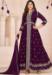 Picture of Radiant Georgette Brown Anarkali Salwar Kameez