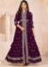 Picture of Radiant Georgette Brown Anarkali Salwar Kameez