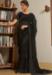 Picture of Grand Crepe & Georgette Black Saree