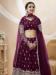 Picture of Elegant Georgette Saddle Brown Lehenga Choli